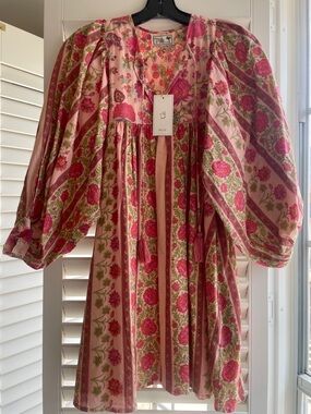 Mille Pink Floral Mini Dress